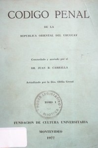 Código Penal de la República Oriental del Uruguay