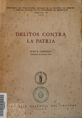 Delitos contra la patria