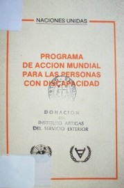 Programa de acción mundial para las personas con discapacidad