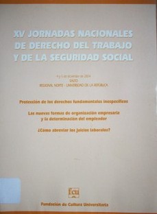Jornadas Uruguayas de Derecho del Trabajo y de la Seguridad Social (15as.)