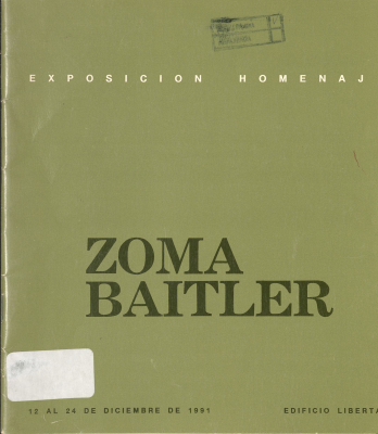 Zoma Baitler : respectiva homenaje 1930 - 1990