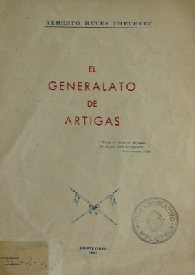 El generalato de Artigas