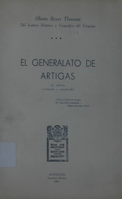 El generalato de Artigas