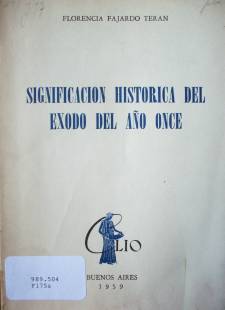 Significación histórica del Exodo del año once