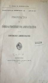 Proyecto de Código de Procedimientos Administrativos y de Contencioso Administrativo