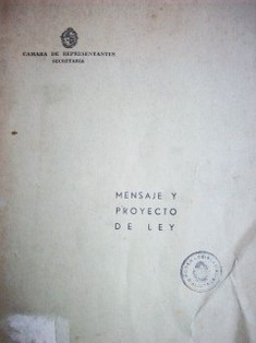 Mensaje y proyecto de ley : (presupuesto de sueldos, gastos y recursos, 1956)
