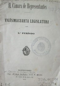 H. Cámara de Representantes : Vigésimacuarta legislatura : 2º período