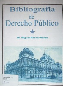 Bibliografía de Derecho Público