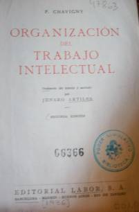 Organización del trabajo intelectual