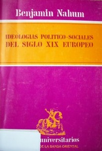 Ideologías político-sociales del siglo XIX europeo