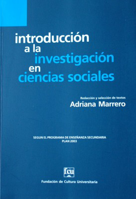 Introducción a la investigación en ciencias sociales