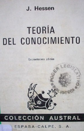 Teoría del conocimiento