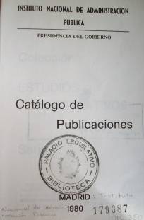 Catálogo de publicaciones