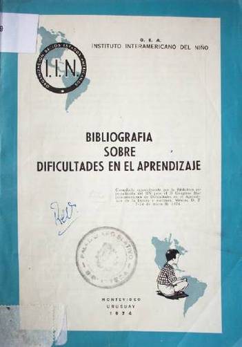 Bibliografía sobre dificultades en el aprendizaje