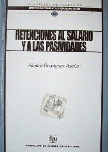 Retenciones al salario y a las pasividades