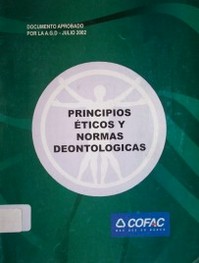 Principios éticos y normas deontológicas de Cofac