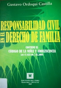 Responsabilidad civil en el Derecho de Familia