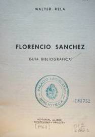 Florencio Sánchez : guía bibliográfica