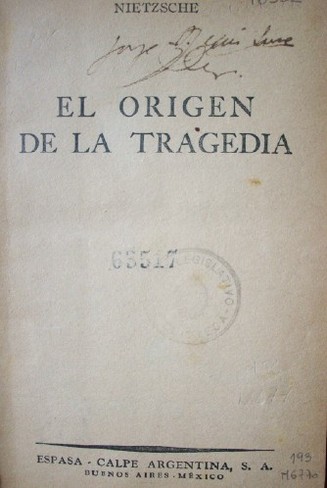 El origen de la tragedia