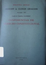 Conferencias de derecho constitucional