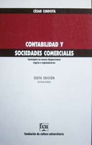 Contabilidad y sociedades comerciales