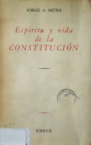 Espíritu y vida de la Constitución