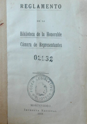 Reglamento de la Biblioteca de la Honorable Cámara de Representantes