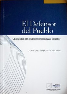 El defensor del pueblo : un estudio con especial referencia al Ecuador