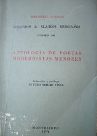 Antología de poetas modernistas menores