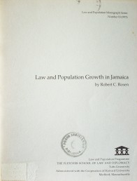 Law and population growth in Jamaica