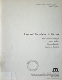 Law and population in Mexico