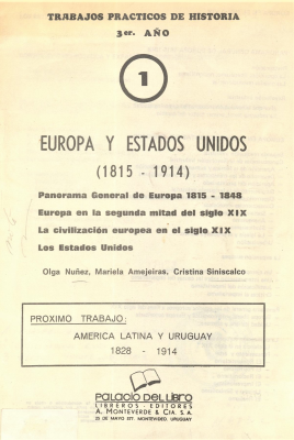 Europa y Estados Unidos : (1815-1914)