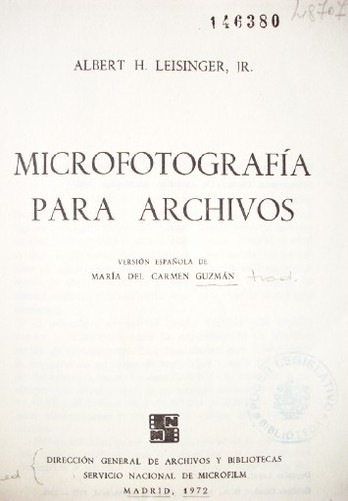 Microfotografía para archivos
