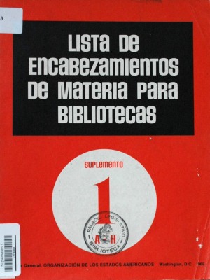 Lista de encabezamientos de materia para bibliotecas