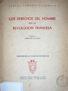 Los derechos del hombre en la revolución francesa