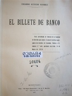 El billete de banco