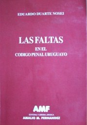 Las faltas en el Código Penal Uruguayo