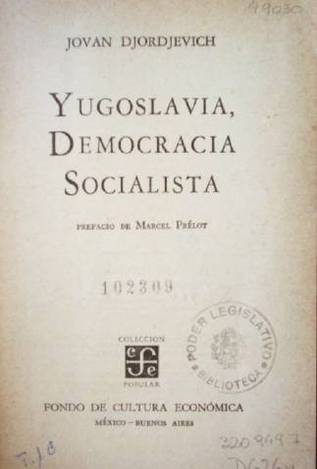 Yugoslavia, democracia socialista