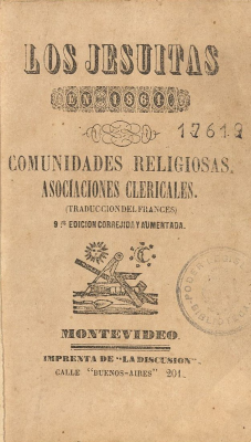 Los jesuitas en 1861 : comunidades religiosas, asociaciones clericales