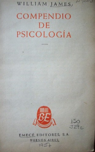 Compendio de psicología