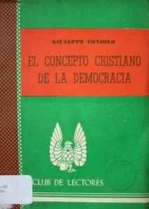 El concepto cristiano de la democracia