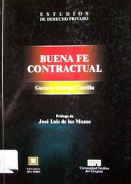 Buena fe contractual