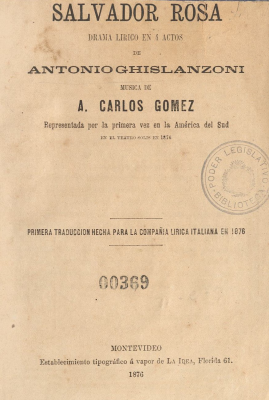 Salvador Rosa : drama lírico en 4 actos