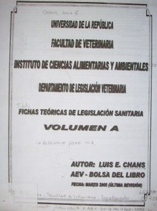 Fichas teóricas de legislación sanitaria