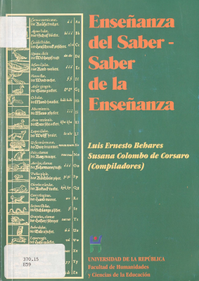 Enseñanza del saber - saber de la enseñanza