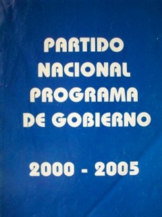 Programa único de gobierno del Partido Nacional