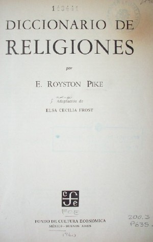 Diccionario de religiones