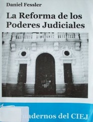 La reforma de los poderes judiciales