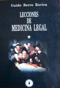 Lecciones de medicina legal