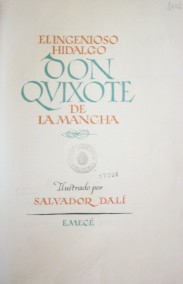 El ingenioso hidalgo Don Quixote de La Mancha